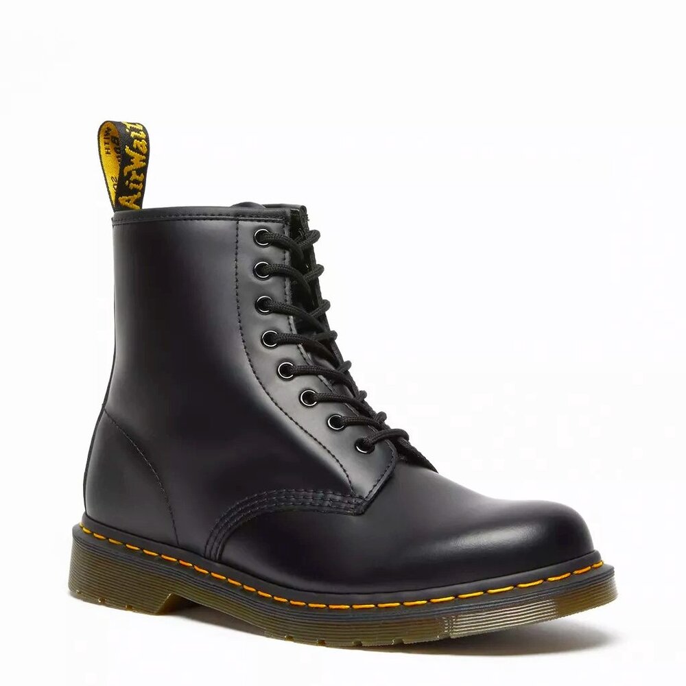 Doc Martens 1460 Smooth Leather Lace Up Boots - Black
